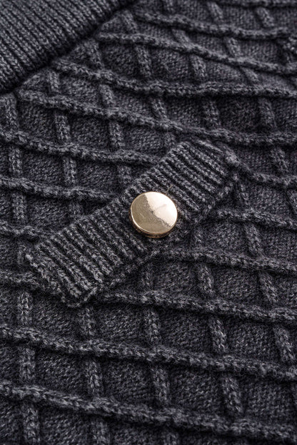 Knit High Waist Skirt GRAY