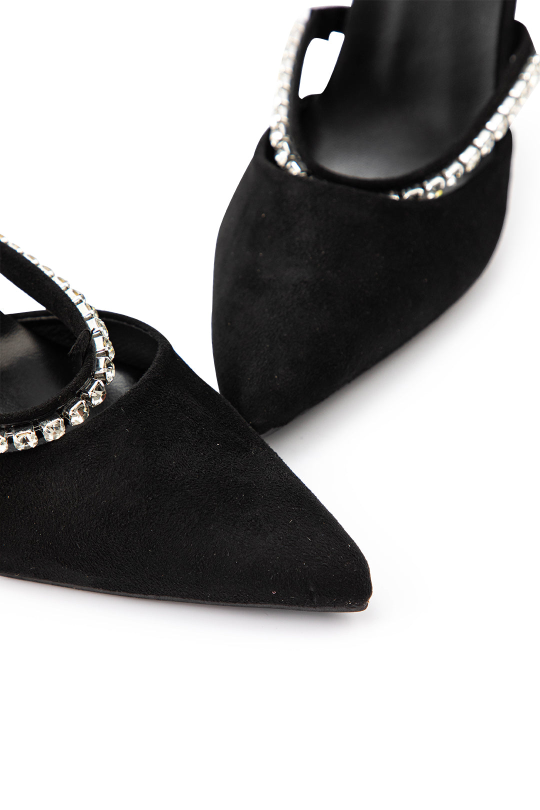 AURORA CRYSTAL MULES BLACK