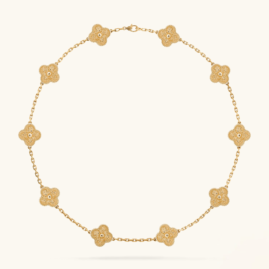 STELLA GOLDEN LACE NECKLACE