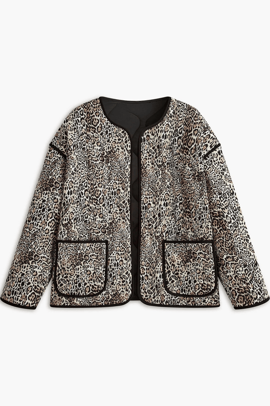 SAPHIRA | LEOPARD PRINT JACKET