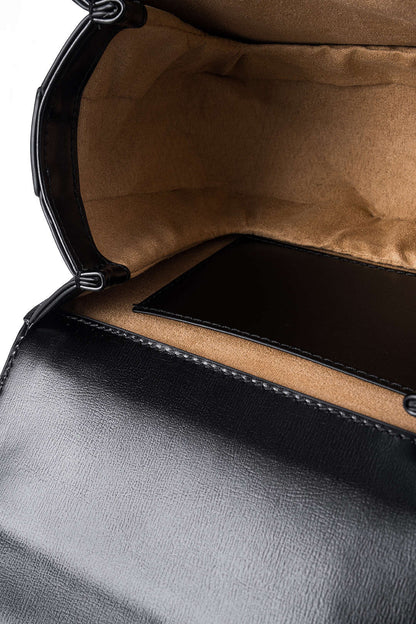 Bamboo Design Cross-Body Bag BLACK ONE SIZE