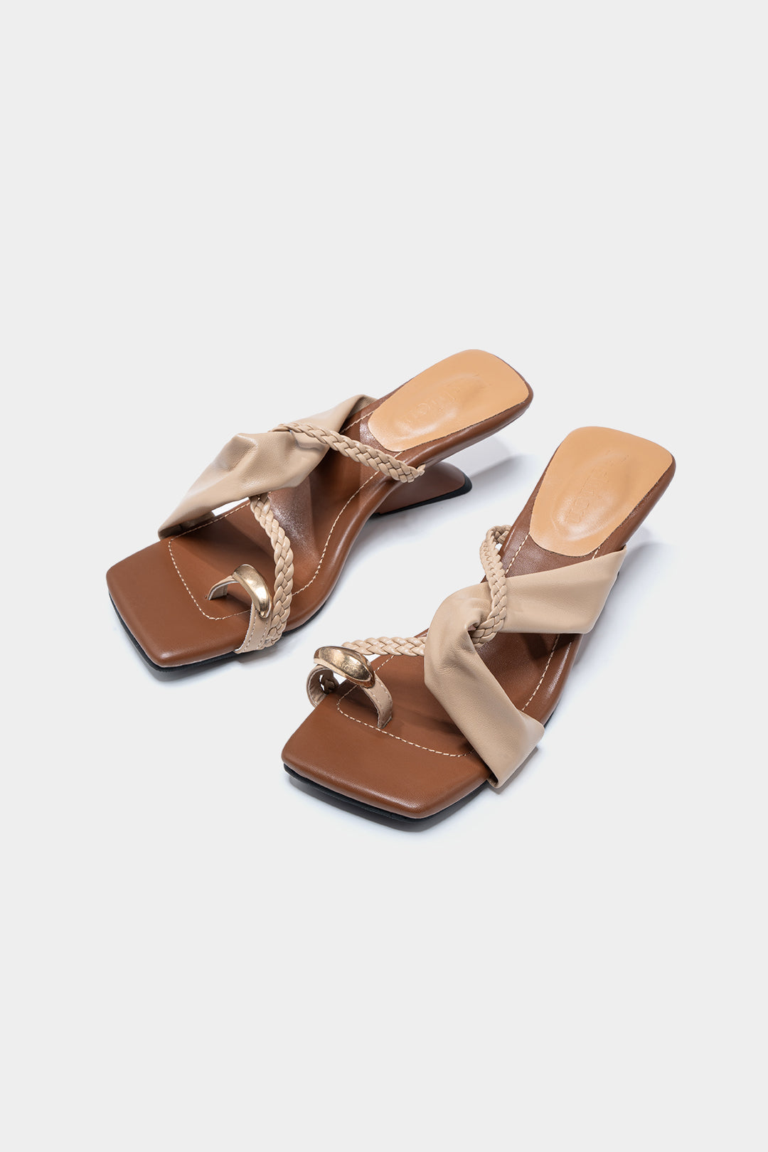 SOLANA BRAIDED SANDALS KHAKI