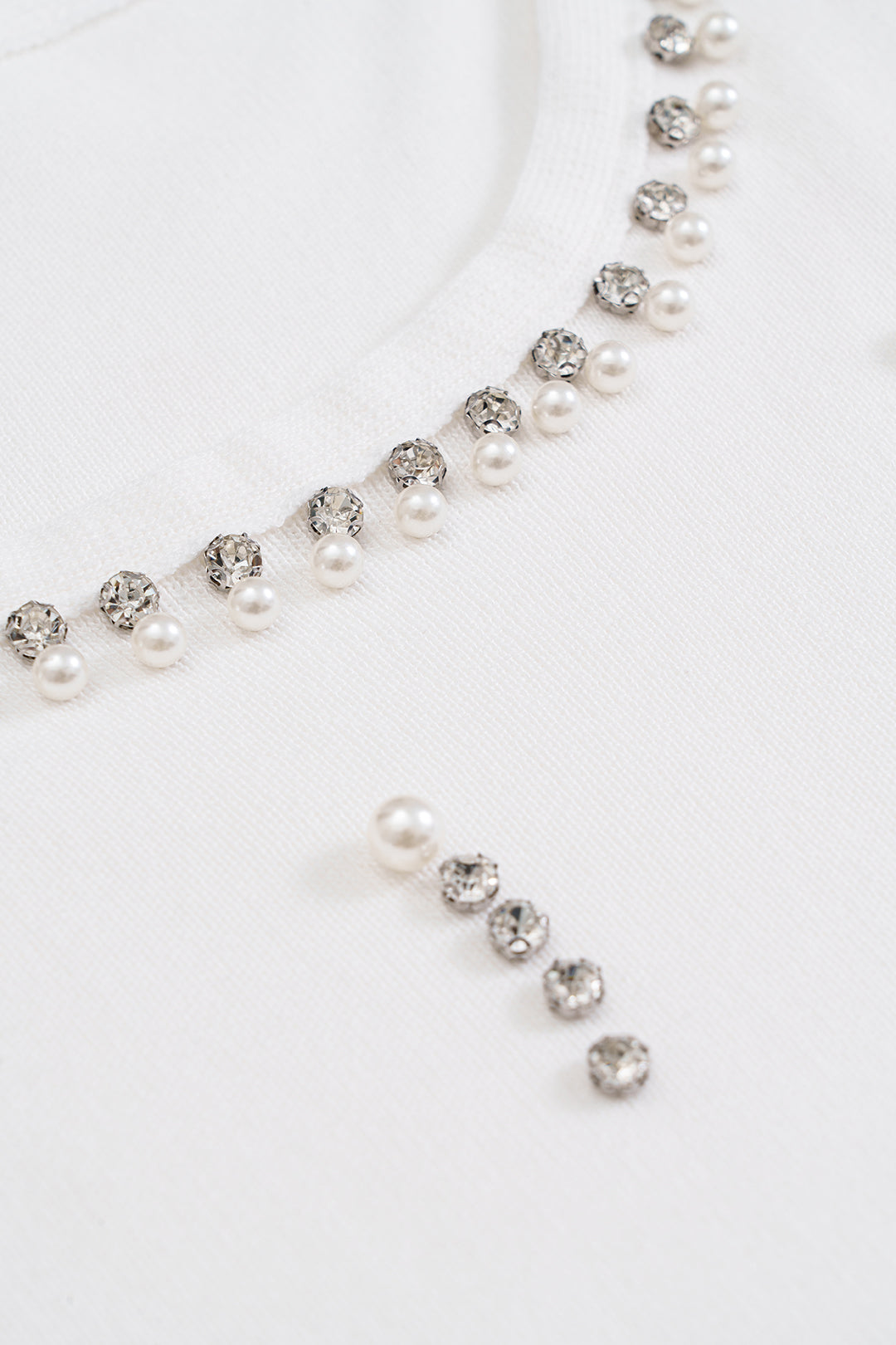 CELESTE | EMBELLISHED TANK WHITE