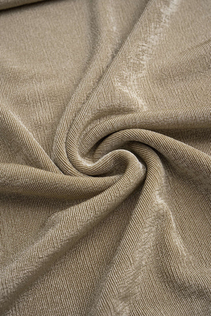 KRISS | DRAPED VELVET MIDI DRESS