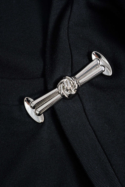 VIOLET | CONTRAST CUFF MINI DRESS