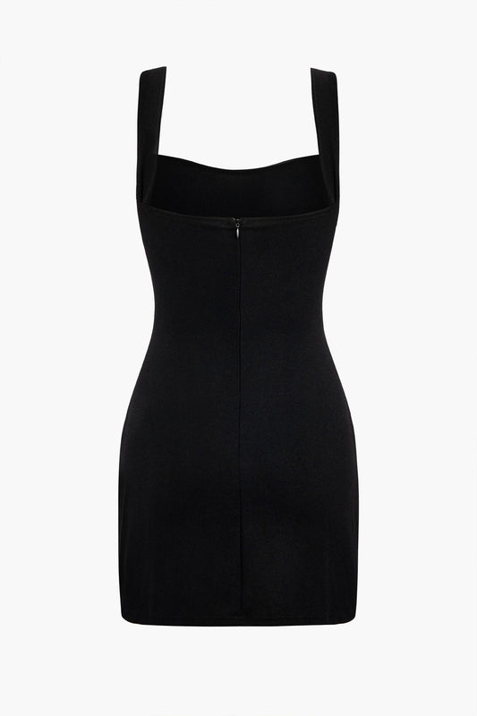 CATALINA | GOLD BUCKLE MINI DRESS