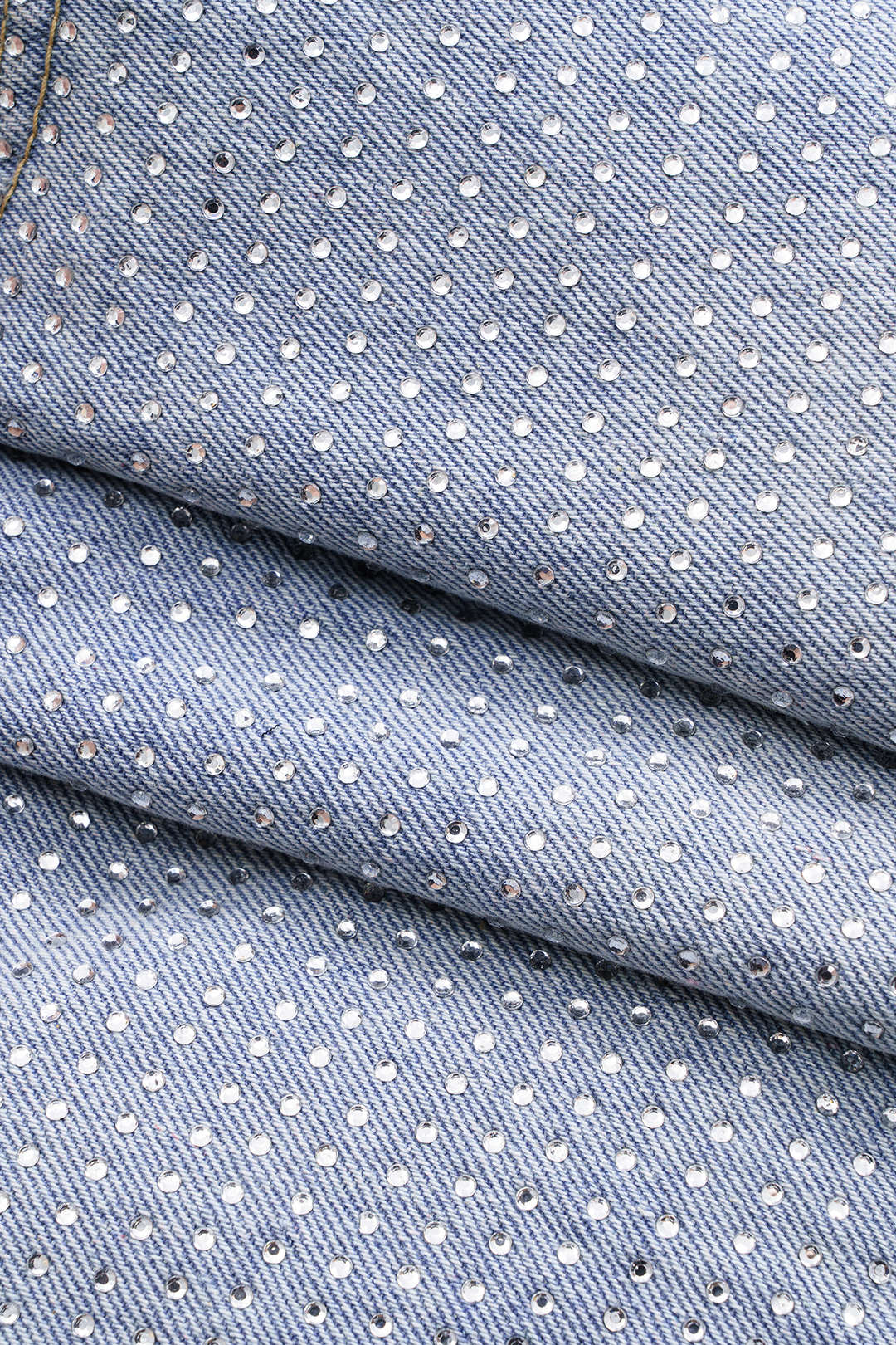 LEONIE | RHINESTONE DENIM SHORTS