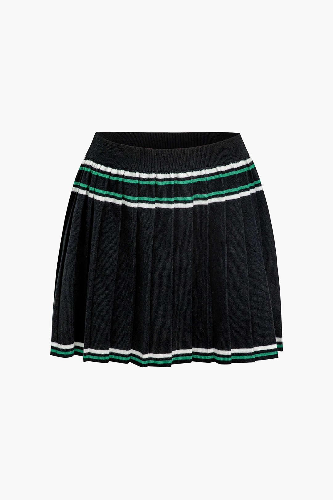 IVY | PLEATED TENNIS SKIRT BLACK
