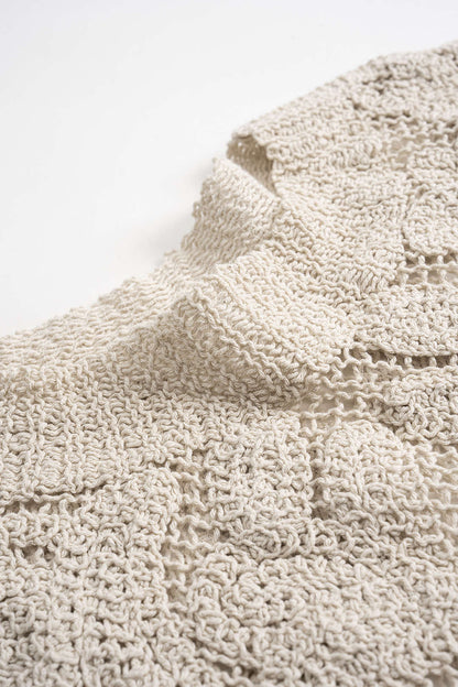 ALMA | CROCHET SLEEVELESS TOP IVORY