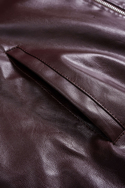 VELORA | CROPPED LEATHER JACKET