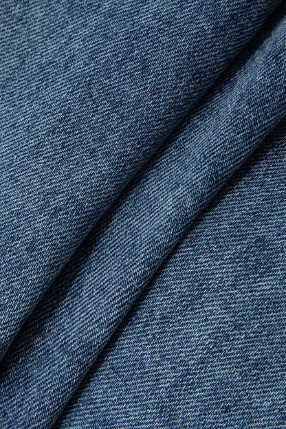 RAVEN | UTILITY DENIM MINI SKIRT ROYAL BLUE