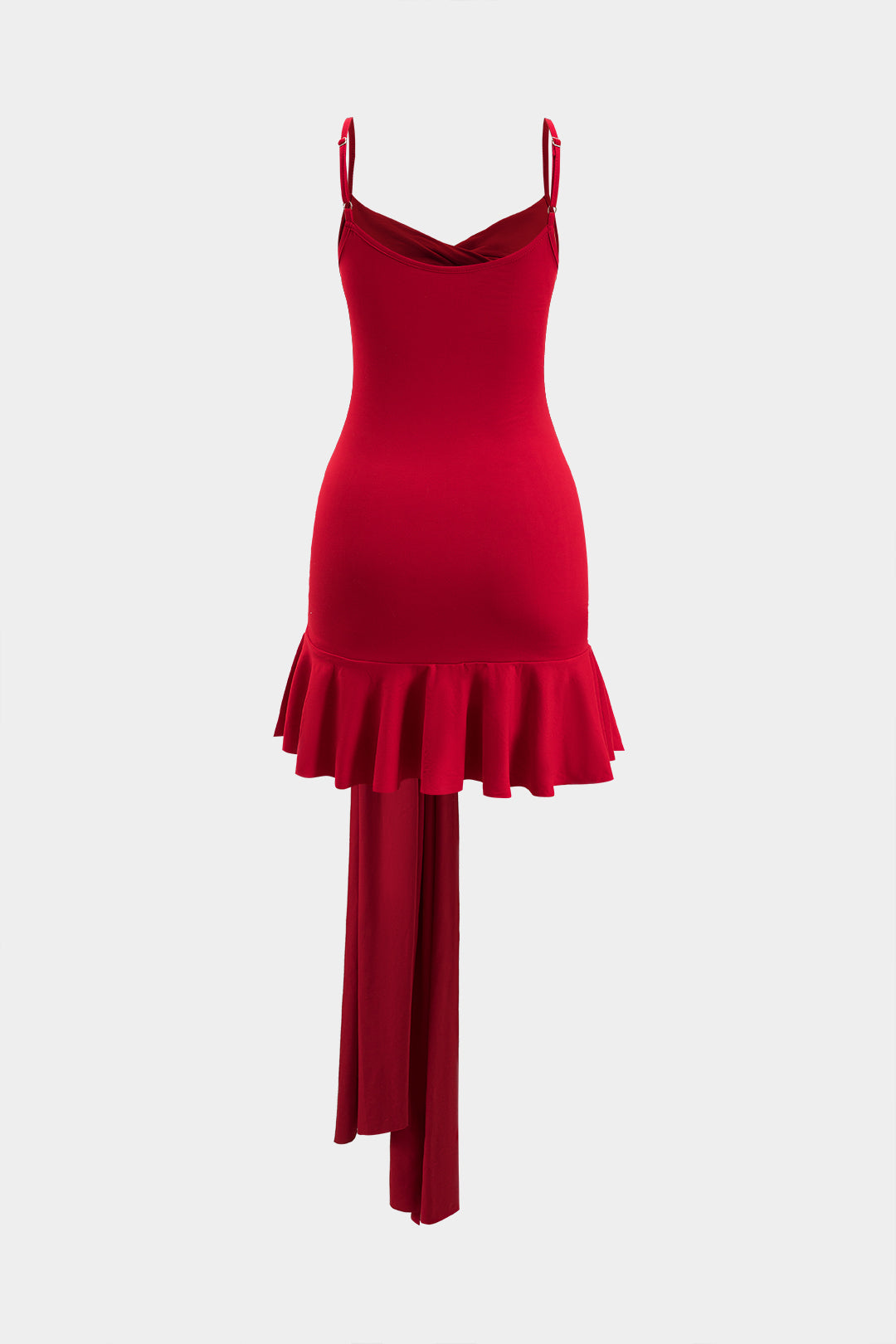 SCARLET TEMPO | ASYMMETRICAL MINI DRESS