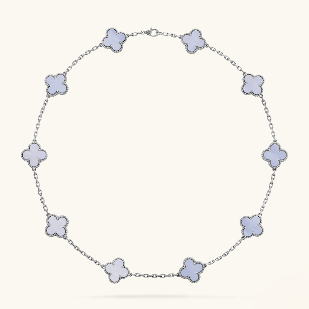 STELLA LILAC CLOVER NECKLACE