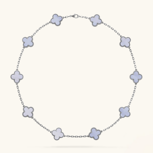 STELLA LILAC CLOVER NECKLACE