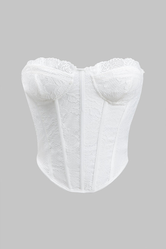 ELIANE | LACE BUSTIER CORSET