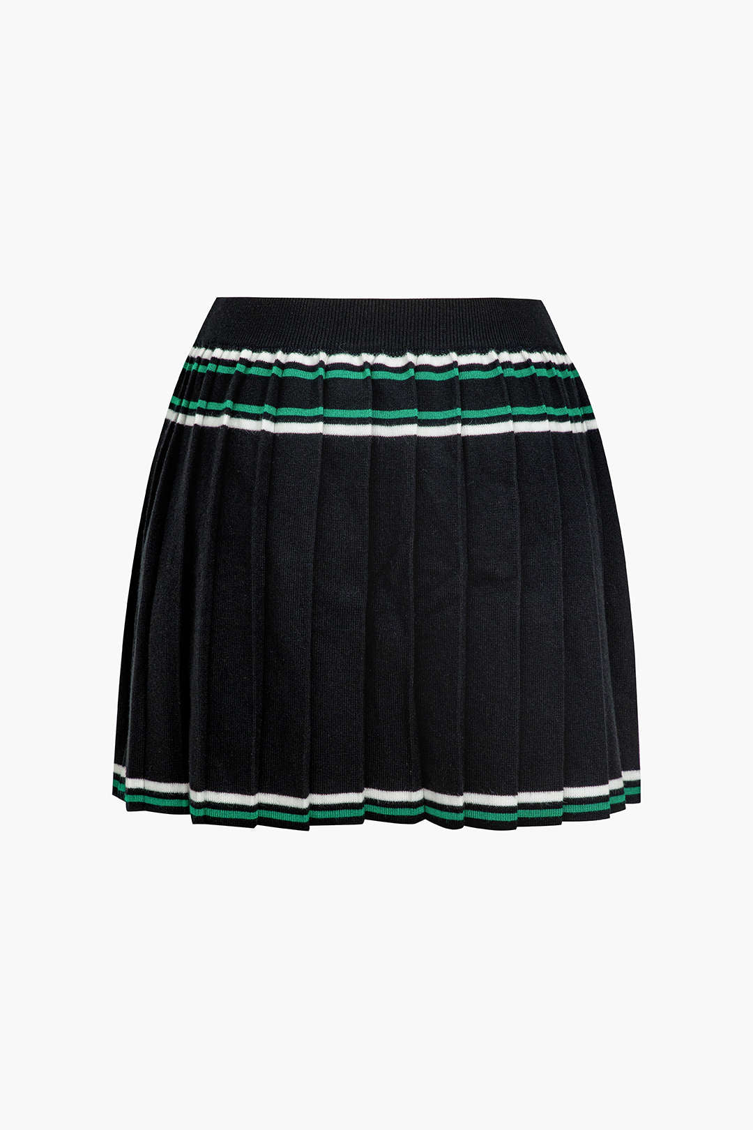 IVY | PLEATED TENNIS SKIRT BLACK