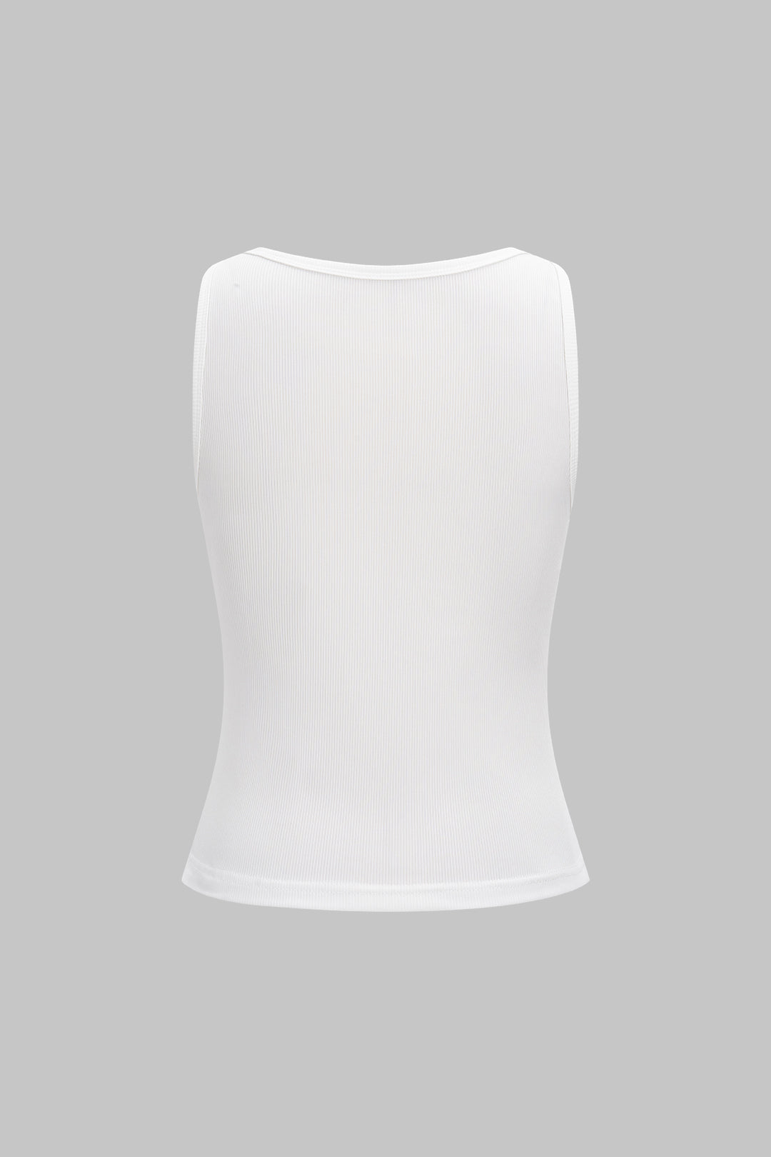 LIV | RIBBED TANK WHITE