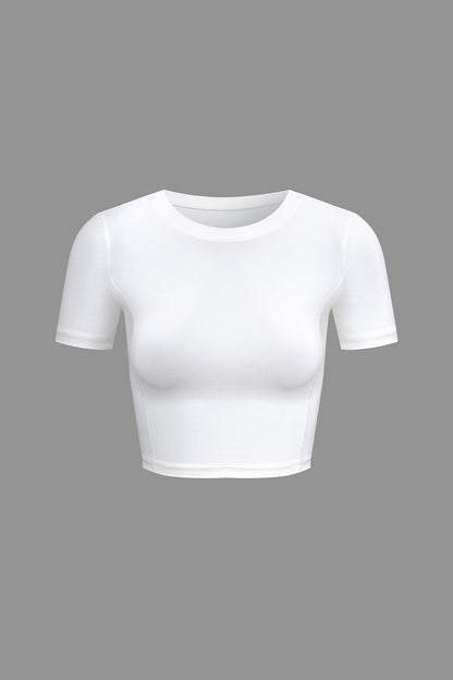 ARIA | CROPPED TEE WHITE