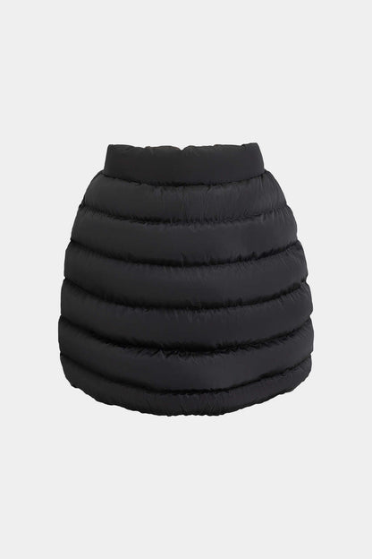 NOVA | QUILTED PUFFER MINI SKIRT