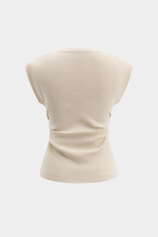 AURORA | TEXTURED KNIT CARDIGAN BEIGE