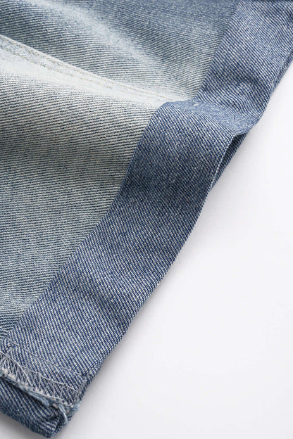 NERIA | UTILITY DENIM SHORTS