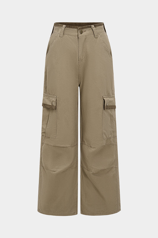 SOREN | WIDE LEG CARGO PANTS