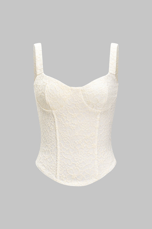 LUMINA | LACE CORSET IVORY