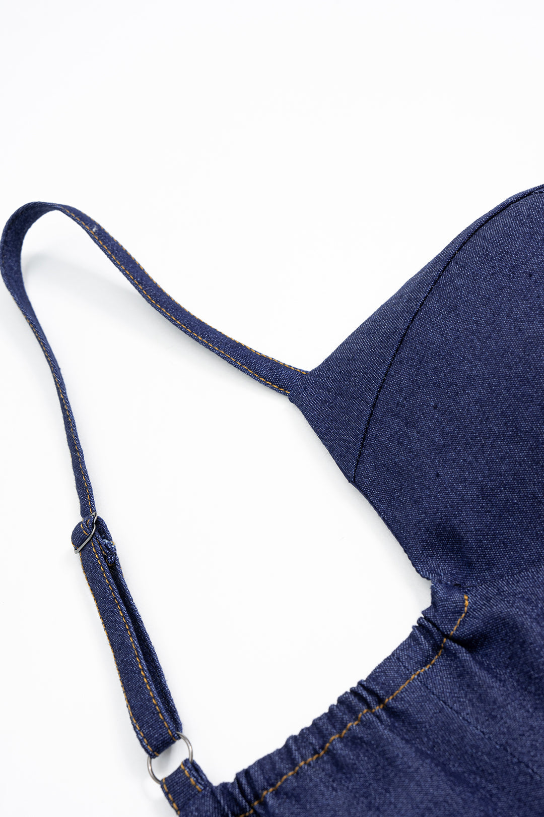 SERAPHINE | DENIM CORSET MIDI DRESS