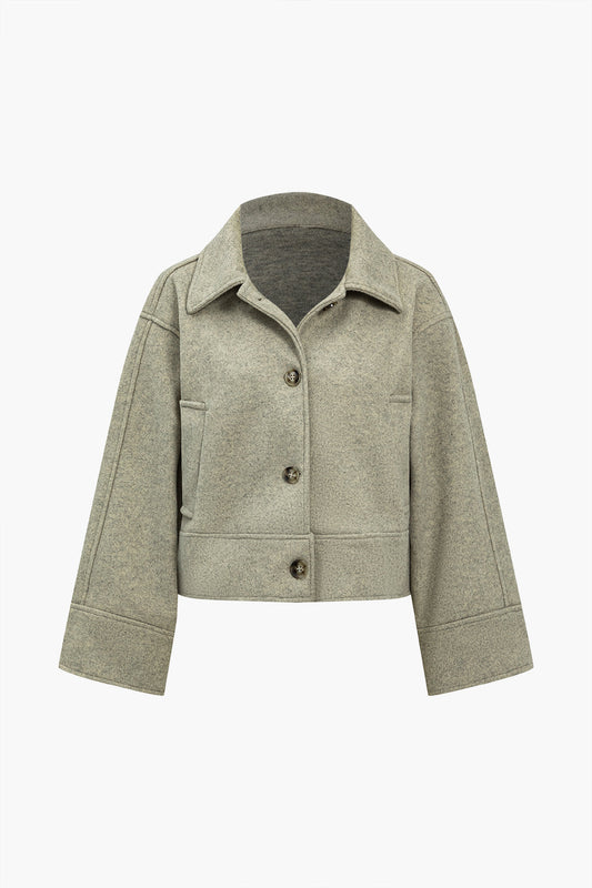 MAELLE | CROPPED WOOL JACKET