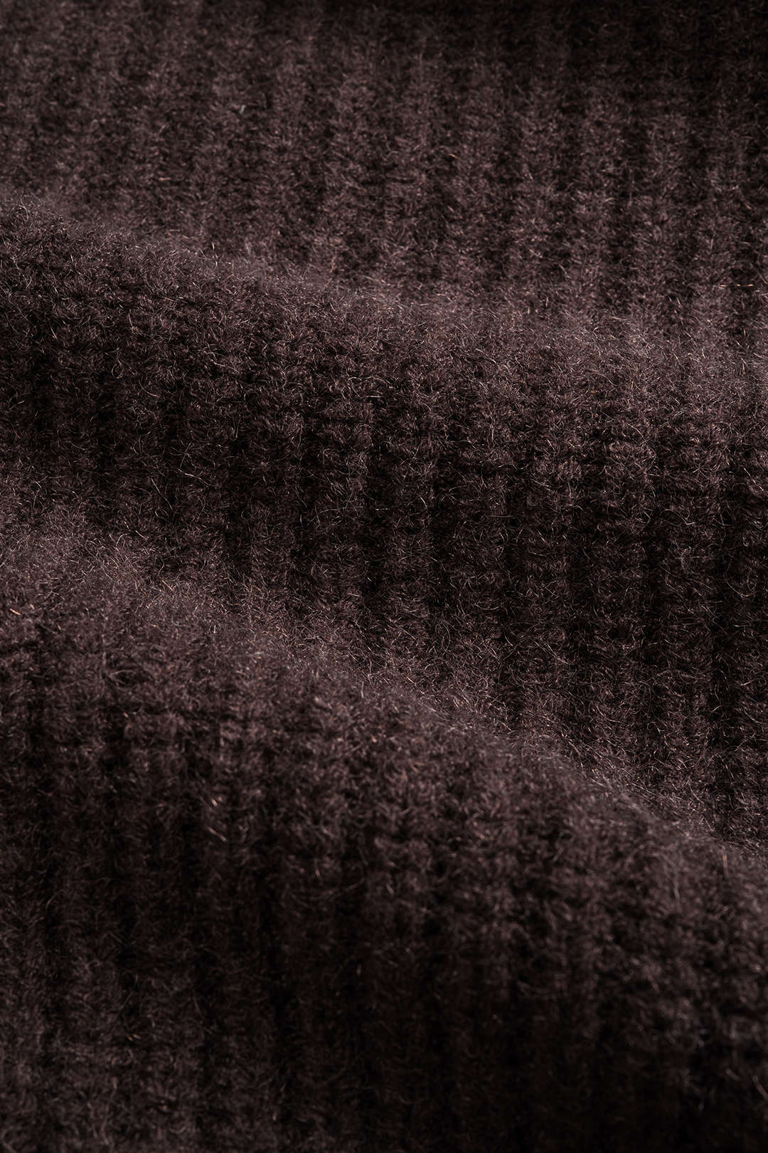 MIREIA | KNIT WRAP CARDIGAN BROWN