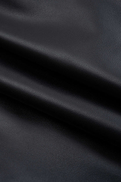 SELENE | POWER LUXE LEATHER MINI DRESS