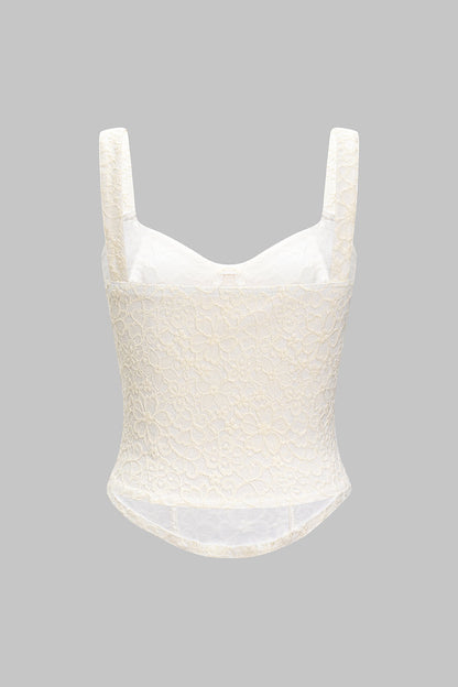LUMINA | LACE CORSET IVORY