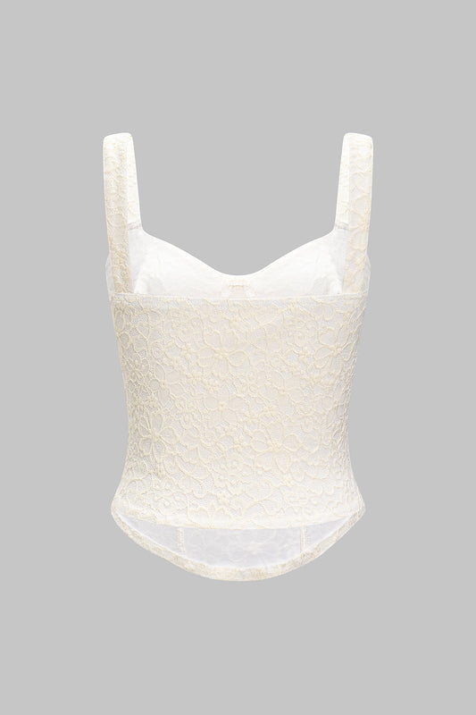 LUMINA | LACE CORSET IVORY