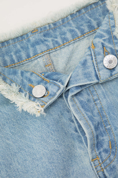 NOVA | ASYMMETRIC DENIM SKIRT