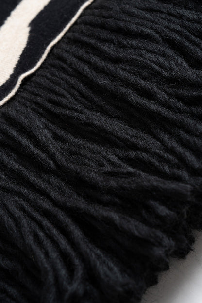 INES | ZEBRA FRINGE MINI DRESS ZEBRA