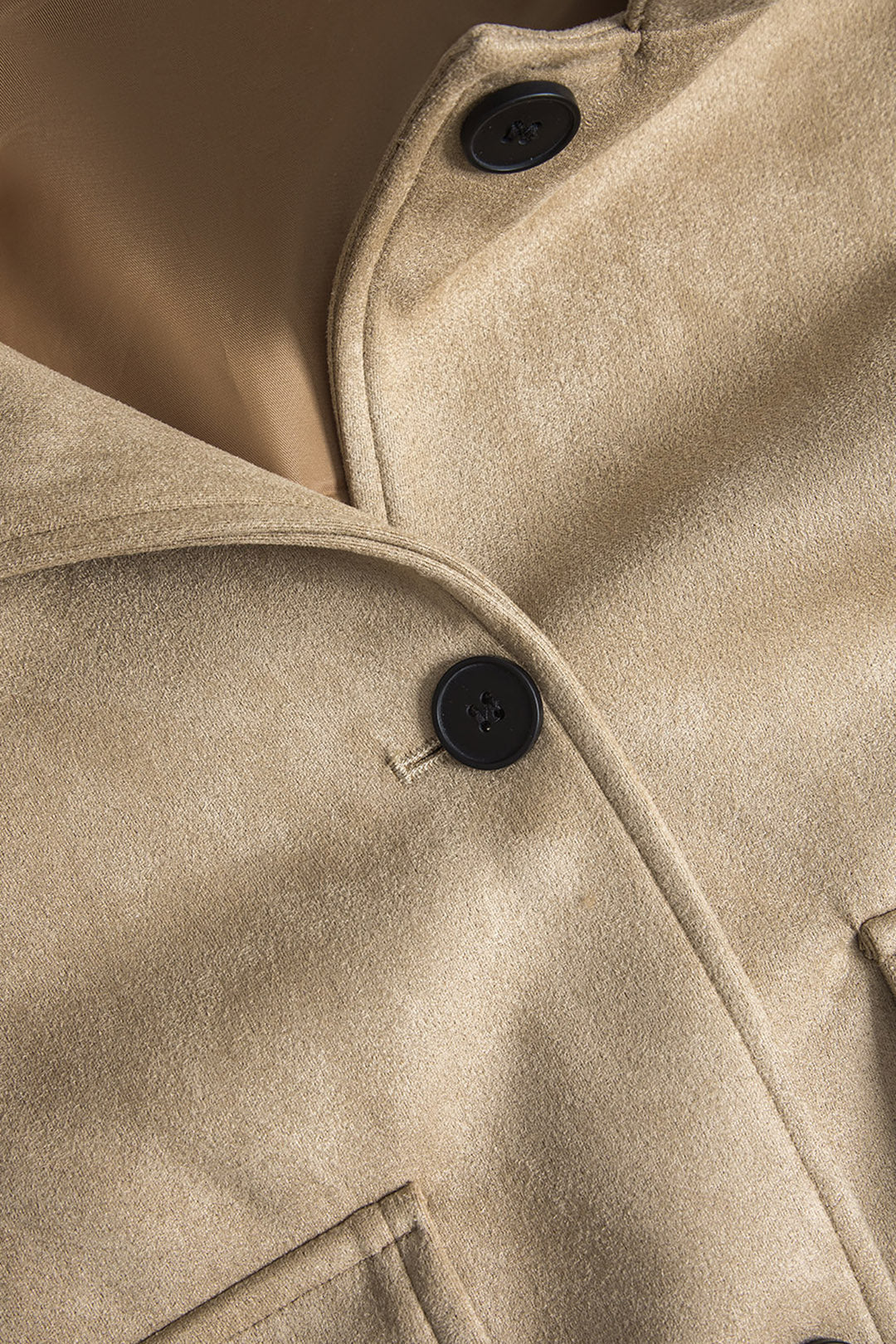 SOLENE | SUEDE CROPPED JACKET