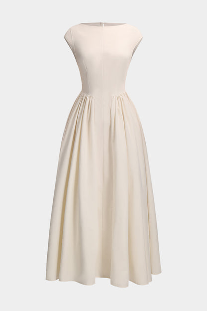 AMARIS | IVORY MIDI DRESS
