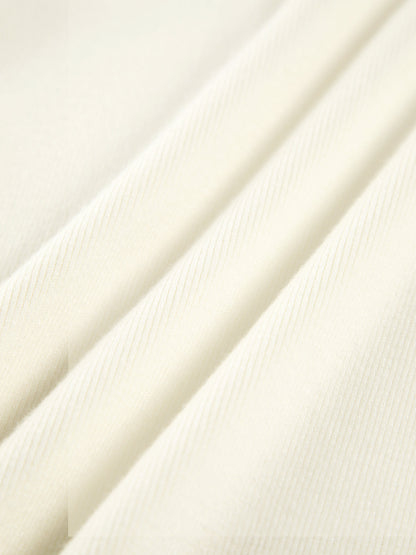 MILANO | KNIT DRAWSTRING PANTS WHITE