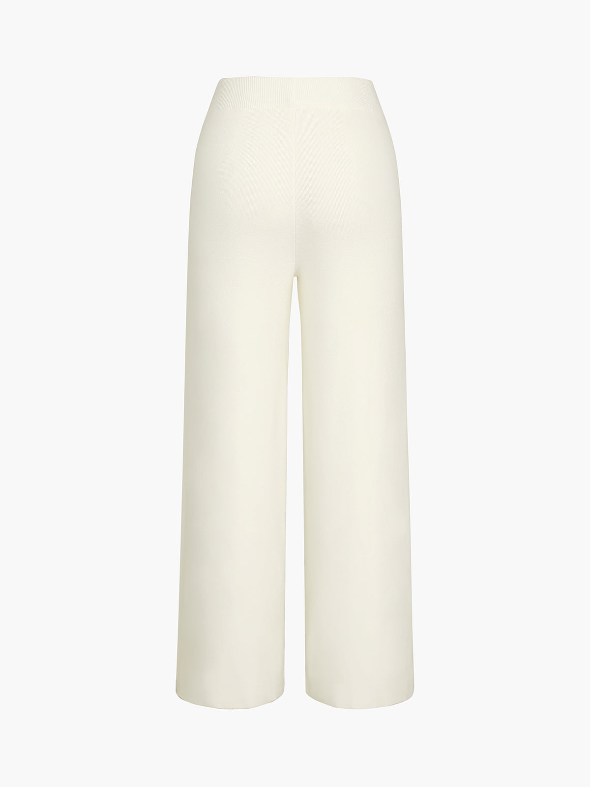 MILANO | KNIT DRAWSTRING PANTS WHITE