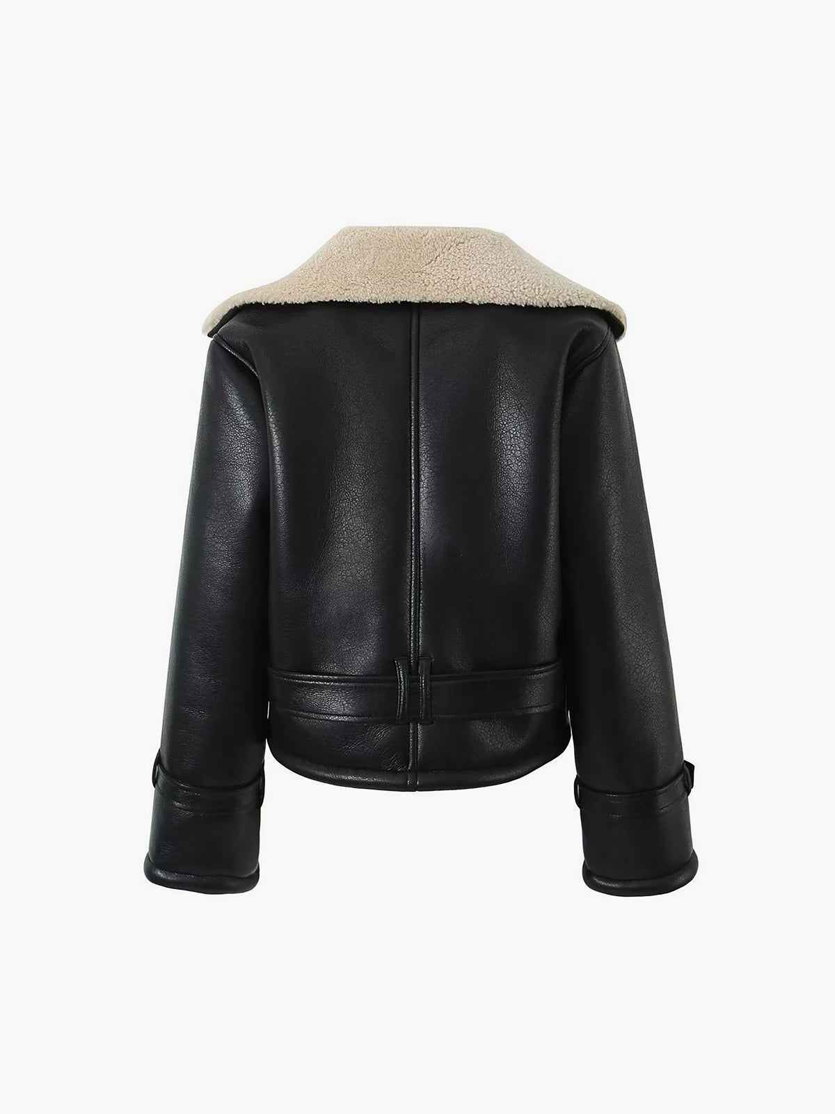 CAPRI | BELTED SHEARLING JACKET