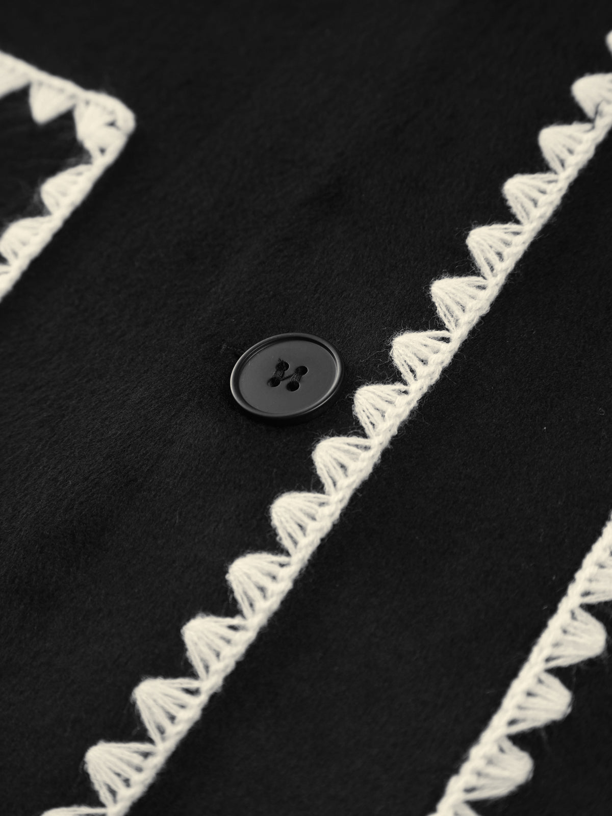 AVELLINO | WOOL TRIMMED COAT GRAY