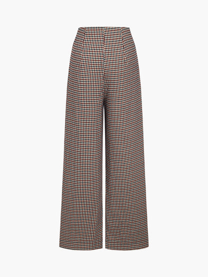 TORINO | CHECKED WIDE LEG PANTS MULTICOLOR