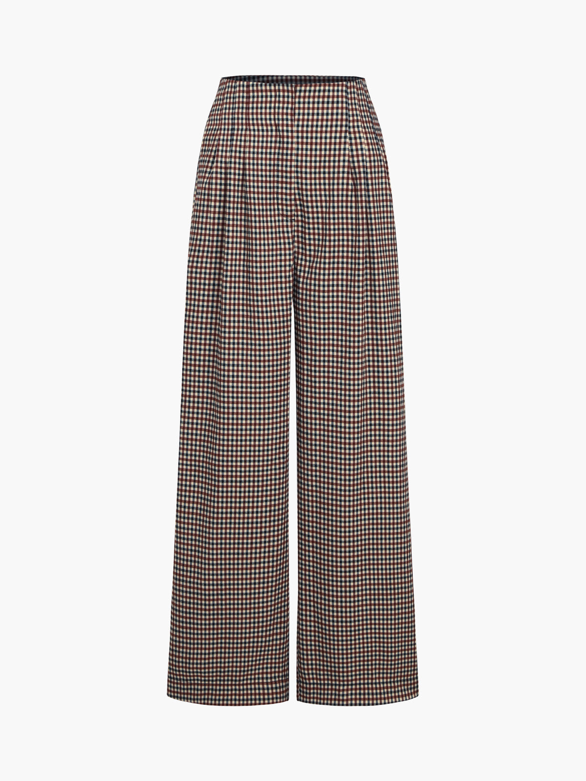 TORINO | CHECKED WIDE LEG PANTS MULTICOLOR
