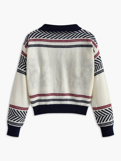 ORION | EAGLE JACQUARD ZIP CARDIGAN