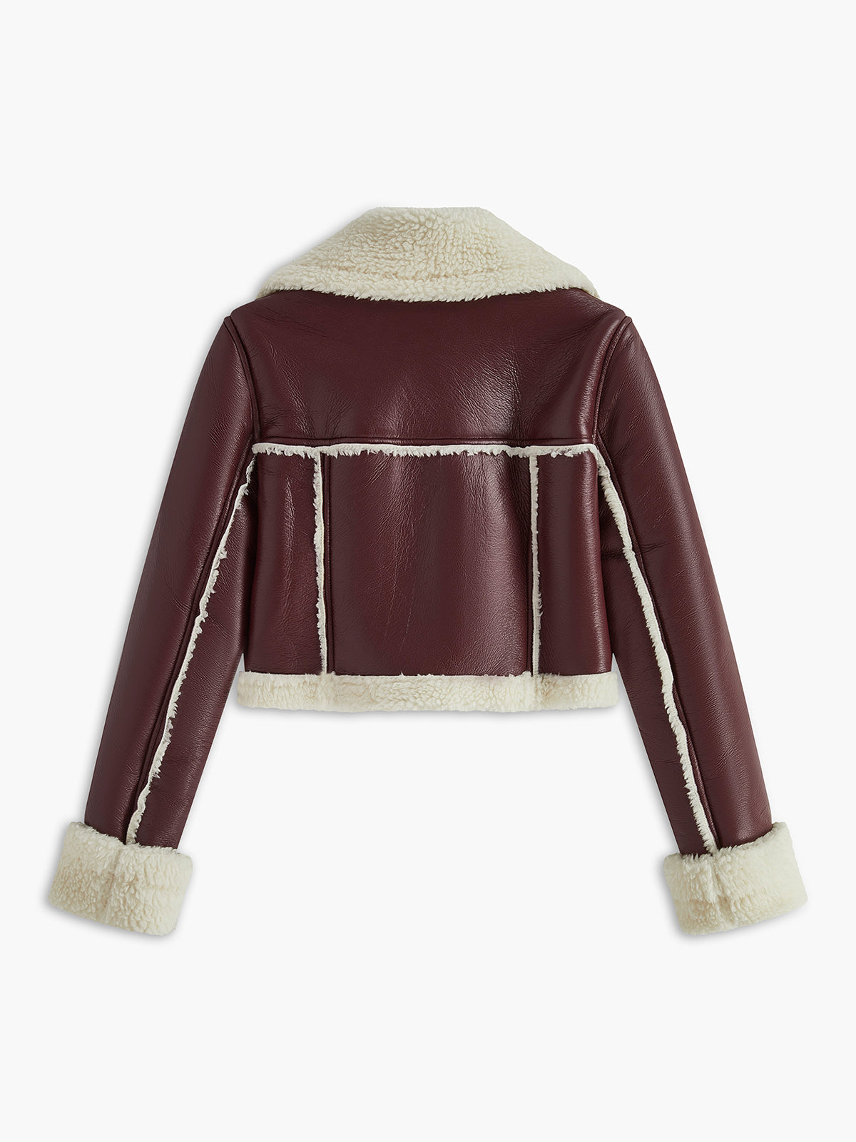 AMARA | CROPPED SHEARLING JACKET