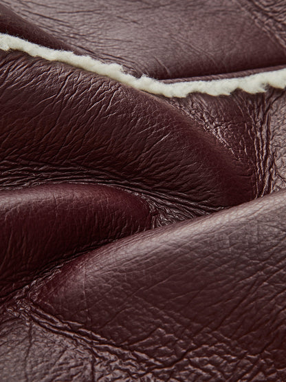 AMARA | CROPPED SHEARLING JACKET