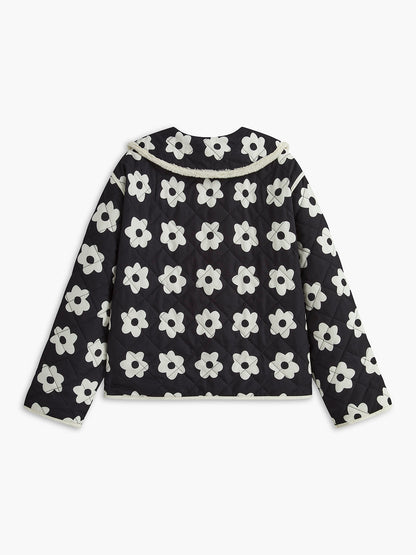 MAELLE | FLORAL QUILTED JACKET