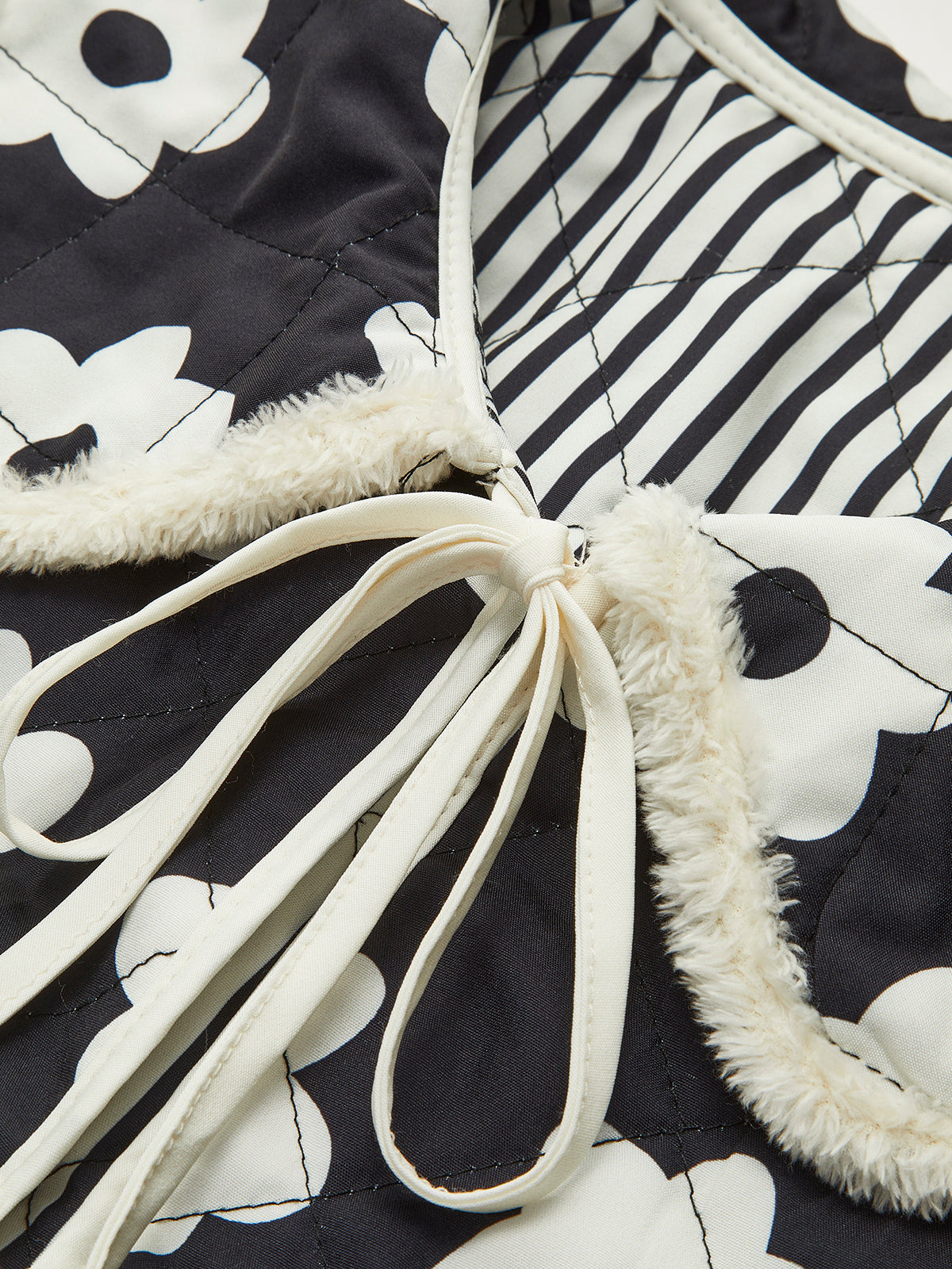 MAELLE | FLORAL QUILTED JACKET