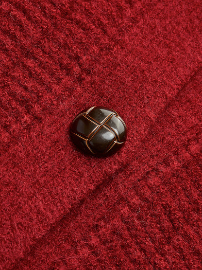 CARMINE | CAMP COLLAR CARDIGAN