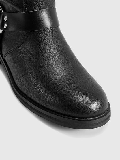 NOCTIS | HARNESS RIDER BOOTS BLACK
